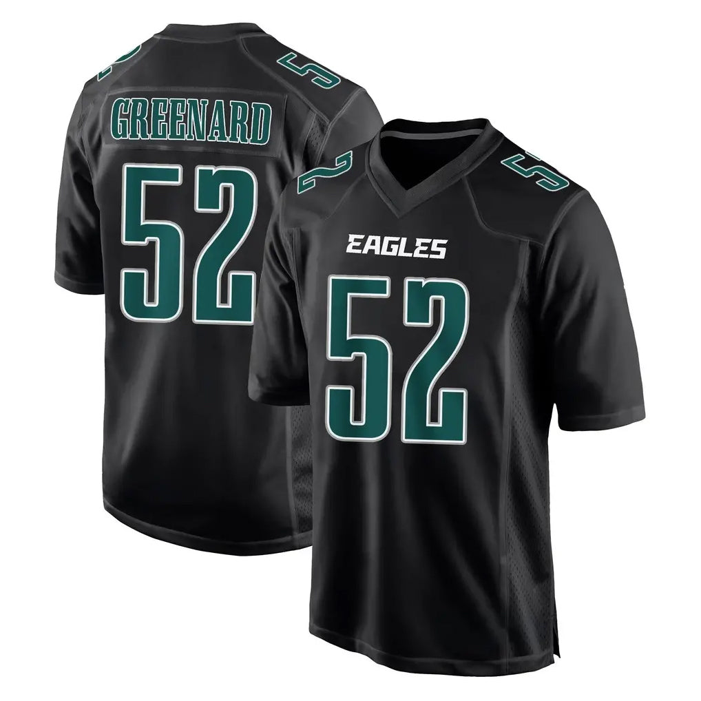 P.Eagles #52 Jonathan Greenard Player Carbon Black Fashion Home Game BALCE Stitched Jerseys