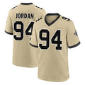 NO.Saints #94 Cameron Jordan Player Gold Home Game BALCE Stitched Jerseys