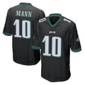 P.Eagles #10 Braden Mann Player Black Home Game BALCE Stitched Jerseys