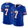 B.Bills #7 Ray Davis Player Royal Vapor F.U.S.E. Limited Game BALCE Stitched Jerseys