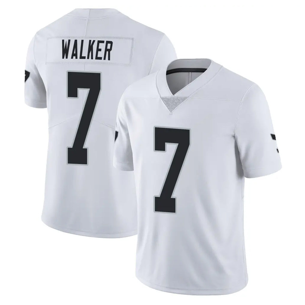 LV.Raiders #7 Quay Walker Player White Limited Vapor Untouchable Home Game BALCE Stitched Jerseys