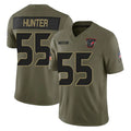 H.Texans #55 Danielle Hunter Player Olive 2025 Salute To Service Limited Game BALCE Stitched Jerseys