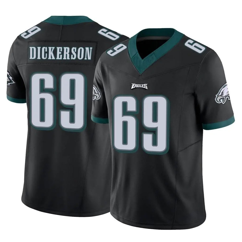 P.Eagles #69 Landon Dickerson Player Black Limited Vapor F.U.S.E. Home Game BALCE Stitched Jerseys