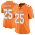 M.Dolphins #25 Tyrel Dodson Player Orange Limited Home Game BALCE Stitched Jerseys