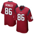 H.Texans #86 Dalton Schultz Player Red Home Game BALCE Stitched Jerseys