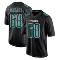 P.Eagles #68 Jordan Mailata Player Carbon Black Fashion Home Game BALCE Stitched Jerseys