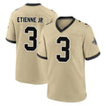 NO.Saints #3 Travis Etienne Jr. Player Gold Home Game BALCE Stitched Jerseys