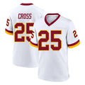 W.Commanders #25 Nick Cross Player White Home Game BALCE Stitched Jerseys