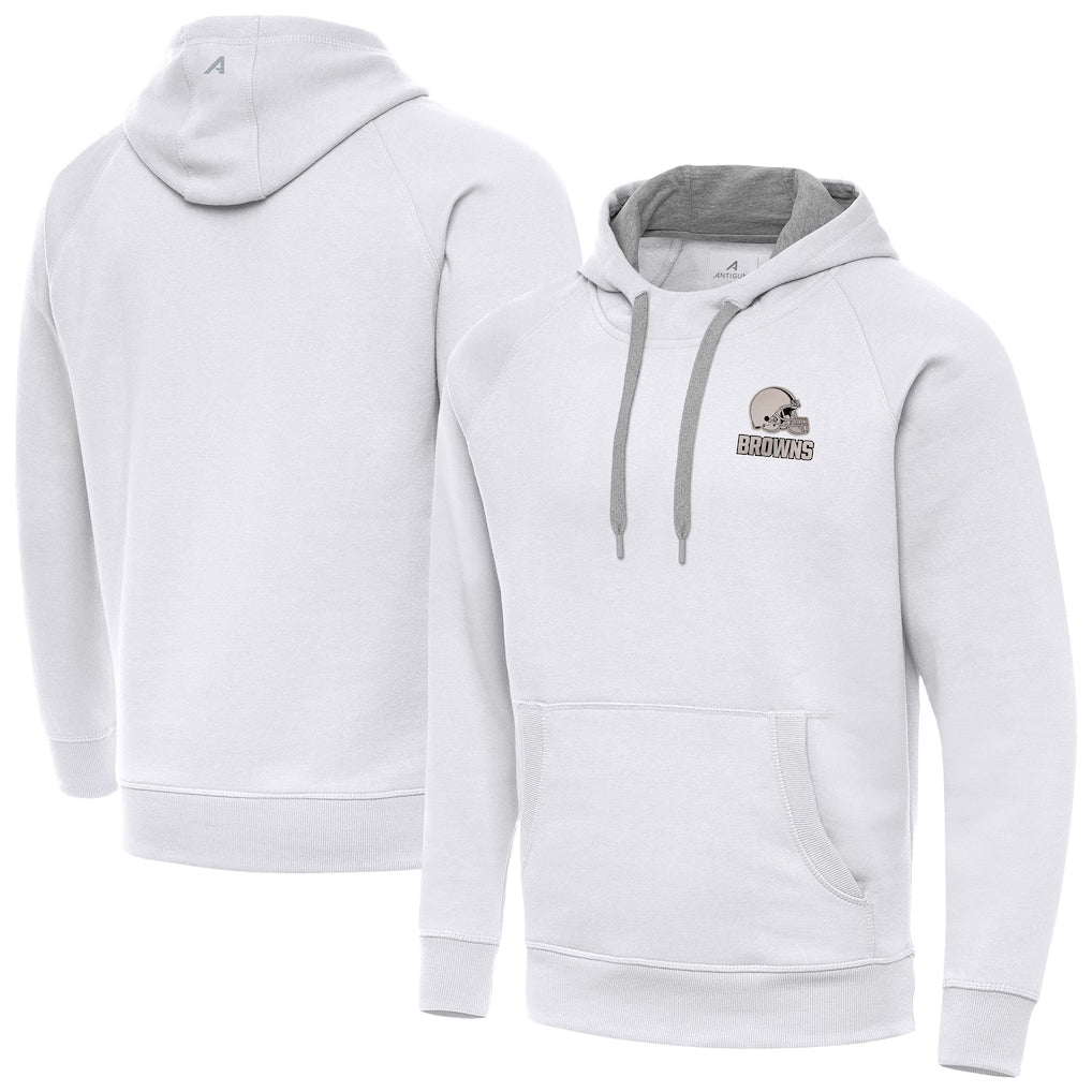 C.Browns ## Browns Blank Player White Brushed Carbon Pullover Hoodie Limited BALCE Stitched Jerseys