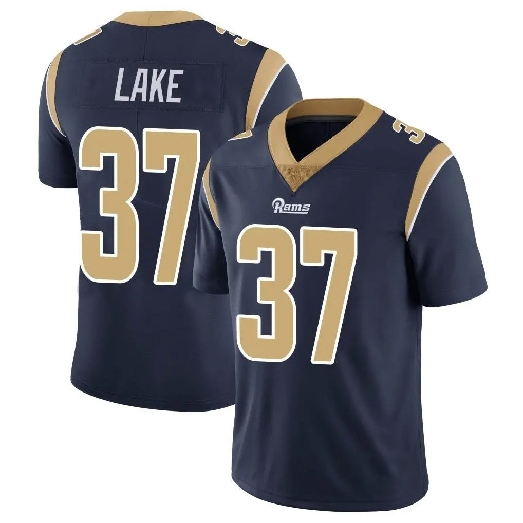 LA.Rams #37 Quentin Lake Player Navy Limited Vapor Untouchable Home Game BALCE Stitched Jerseys