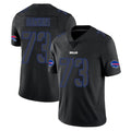 B.Bills #73 Dion Dawkins Player Black Impact Limited BALCE Stitched Jerseys
