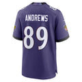 B.Ravens #89 Mark Andrews Player Purple Home Game BALCE Stitched Jerseys