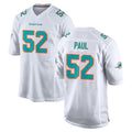 M.Dolphins #52 Patrick Paul Player White Limited Home Game BALCE Stitched Jerseys