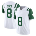 NY.Jets #8 Andre Cisco Player White Limited Classic Vapor F.U.S.E. Home Game BALCE Stitched Jerseys
