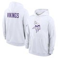 M.Vikings ## Vikings Blank Player White LOGO Pullover Hoodies Home Game BALCE Stitched Jerseys