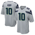 S.Seahawks #10 Cooper Kupp Player Gray Home Game BALCE Stitched Jerseys