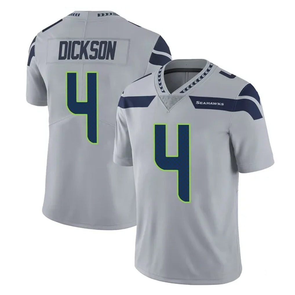 S.Seahawks #4 Michael Dickson Player Gray Limited Vapor Untouchable Home Game BALCE Stitched Jerseys