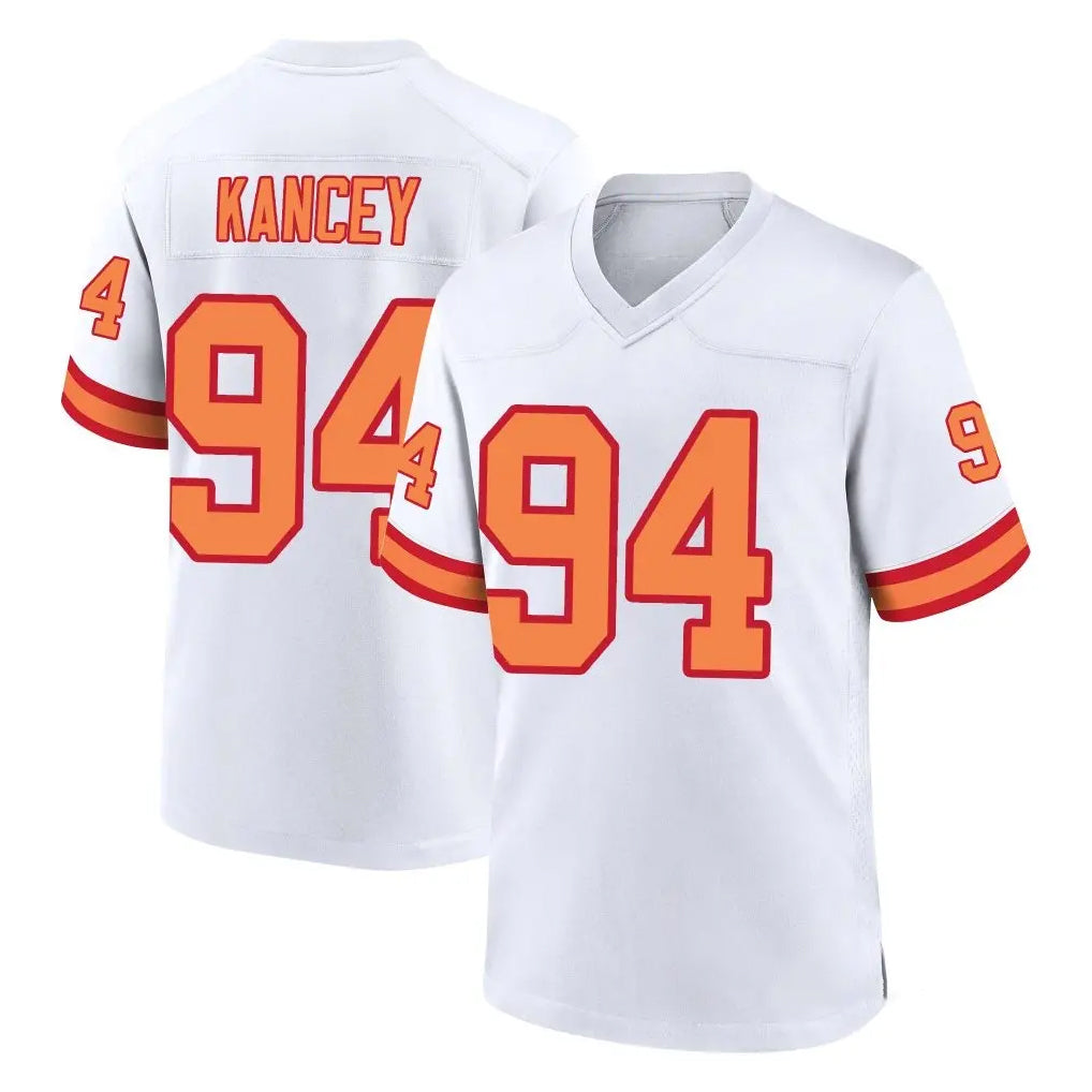 TB.Buccaneers #94 Calijah Kancey Player White '76 Home Game BALCE Stitched Jerseys