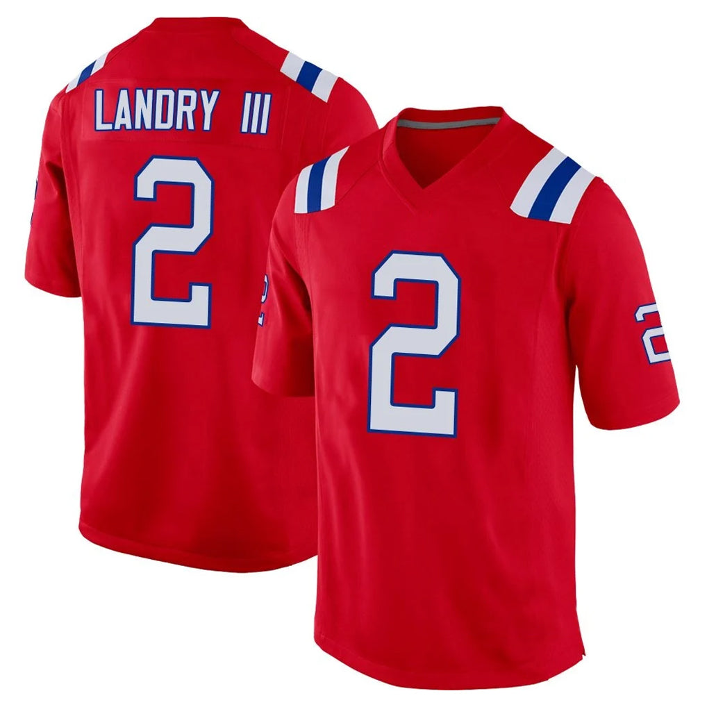 NE.Patriots #2 Harold Landry III Player Red Home Game BALCE Stitched Jerseys