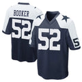 D.Cowboys #52 Tyler Booker Player Navy-White Alternate Home Game BALCE Stitched Jerseys
