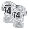 A.Cardinals #74 Isaiah Adams Player Camo Salute to Service Limited Home BALCE Stitched Jerseys