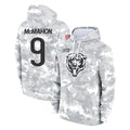 C.Bears #9 Jim McMahon Player Arctic Camo Salute to Service Pullover Hoodies Limited BALCE Stitched Jerseys