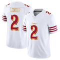 SF.49ers #2 Deommodore Lenoir Player White 2025 Rivalries Collection Game Limited BALCE Stitched Jerseys