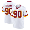 W.Commanders #90 Charles Omenihu Player White Home Game BALCE Stitched Jerseys