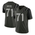 NY.Jets #71 Josh Myers Player Green Limited 2025 Rivalries Collection Home Game BALCE Stitched Jerseys