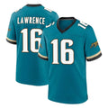 J.Jaguars #16 Trevor Lawrence Player Teal Prowler Throwback Limited Home Game BALCE Stitched Jerseys