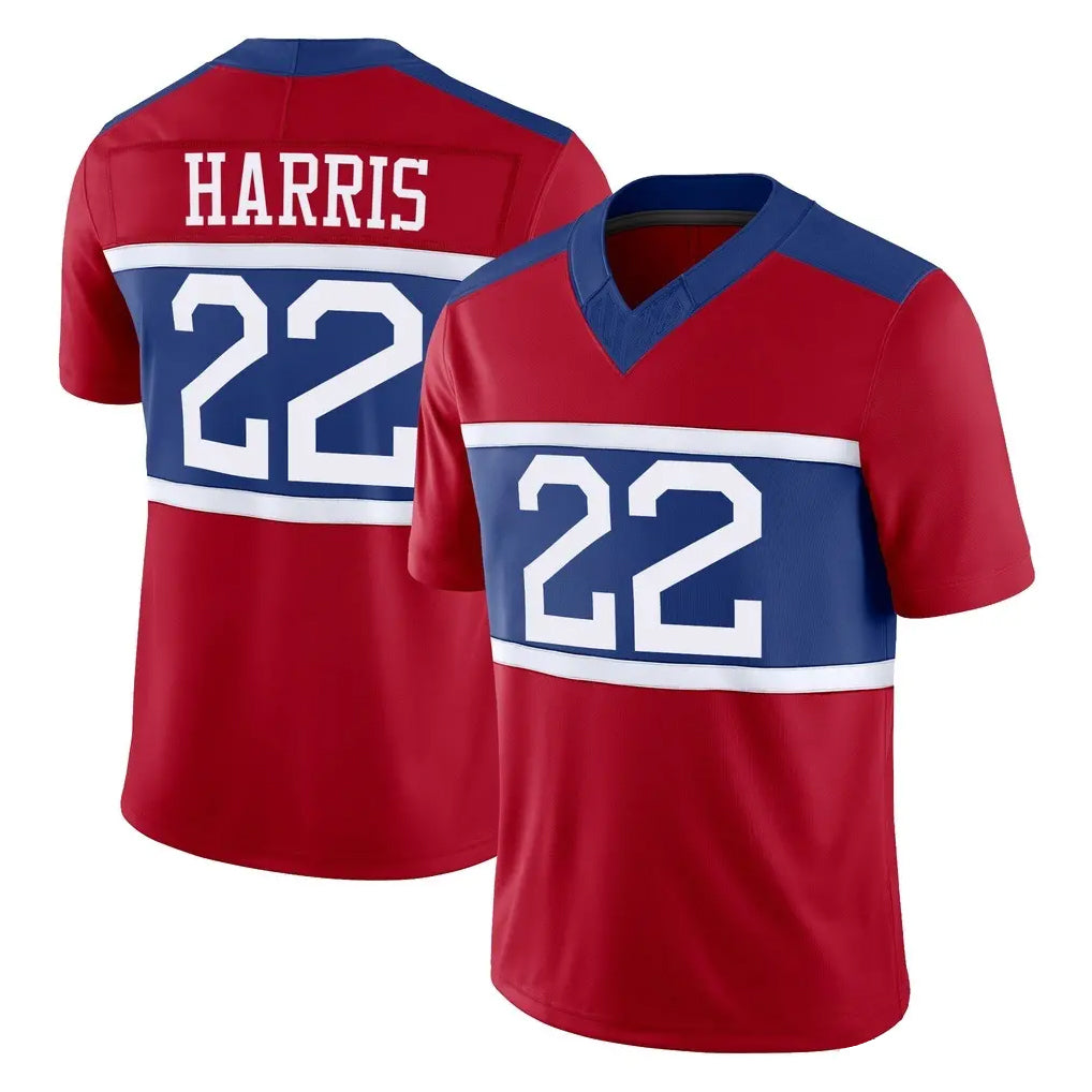 NY.Giants #22 Najee Harris Player Red Century Vapor F.U.S.E. Home Game BALCE Stitched Jerseys