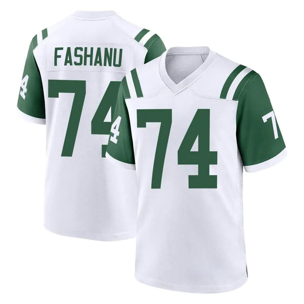 NY.Jets #74 Olu Fashanu Player White Classic Home Game BALCE Stitched Jerseys