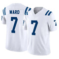 IN.Colts #7 Charvarius Ward Sr. Player White Limited Vapor F.U.S.E. Home Game BALCE Stitched Jerseys