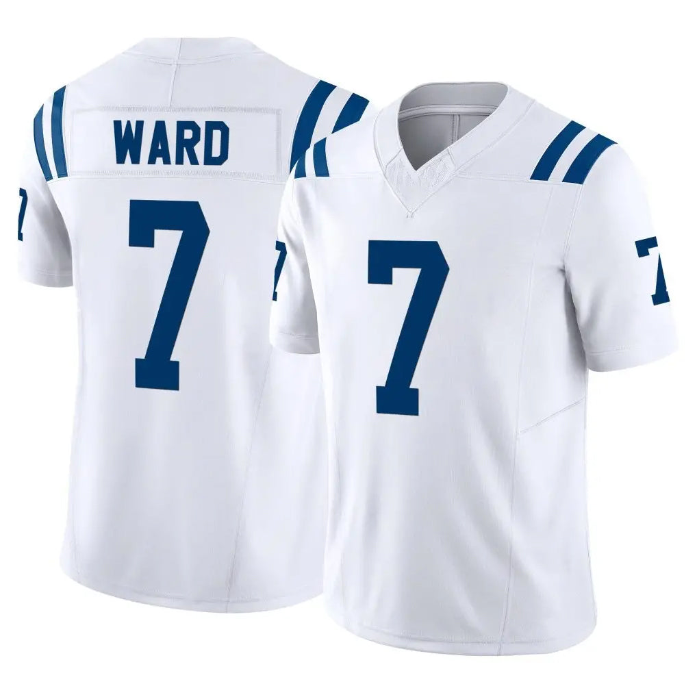 IN.Colts #7 Charvarius Ward Sr. Player White Limited Vapor F.U.S.E. Home Game BALCE Stitched Jerseys