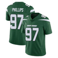 NY.Jets #97 Harrison Phillips Player Green Limited Vapor Home Game BALCE Stitched Jerseys