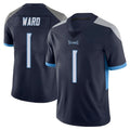T.Titans #1 Cam Ward Player Navy Limited Vapor Untouchable Home Game BALCE Stitched Jerseys