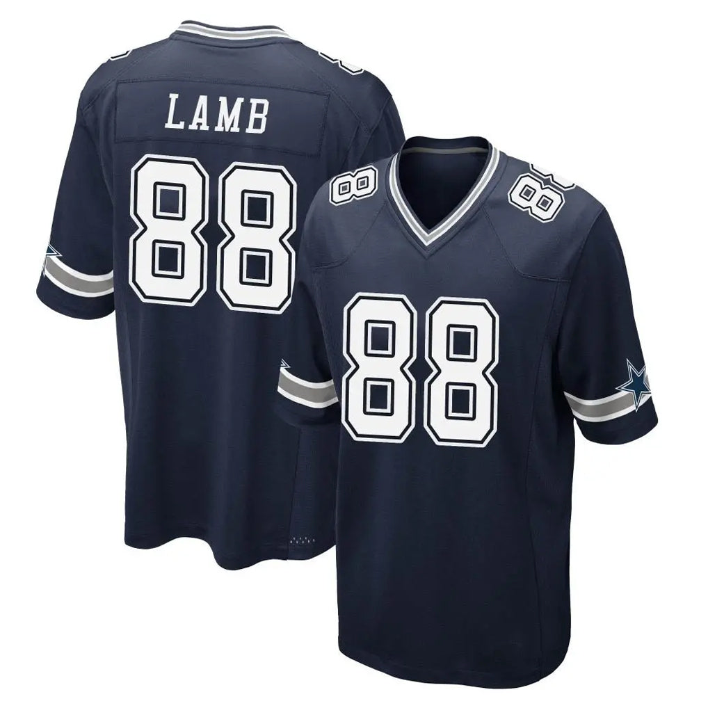 D.Cowboys #88 CeeDee Lamb Player Navy Home Game BALCE Stitched Jerseys