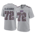 NY.Giants #72 Jermaine Eluemunor Player Gray Atmosphere Fashion Limited Game BALCE Stitched Jerseys