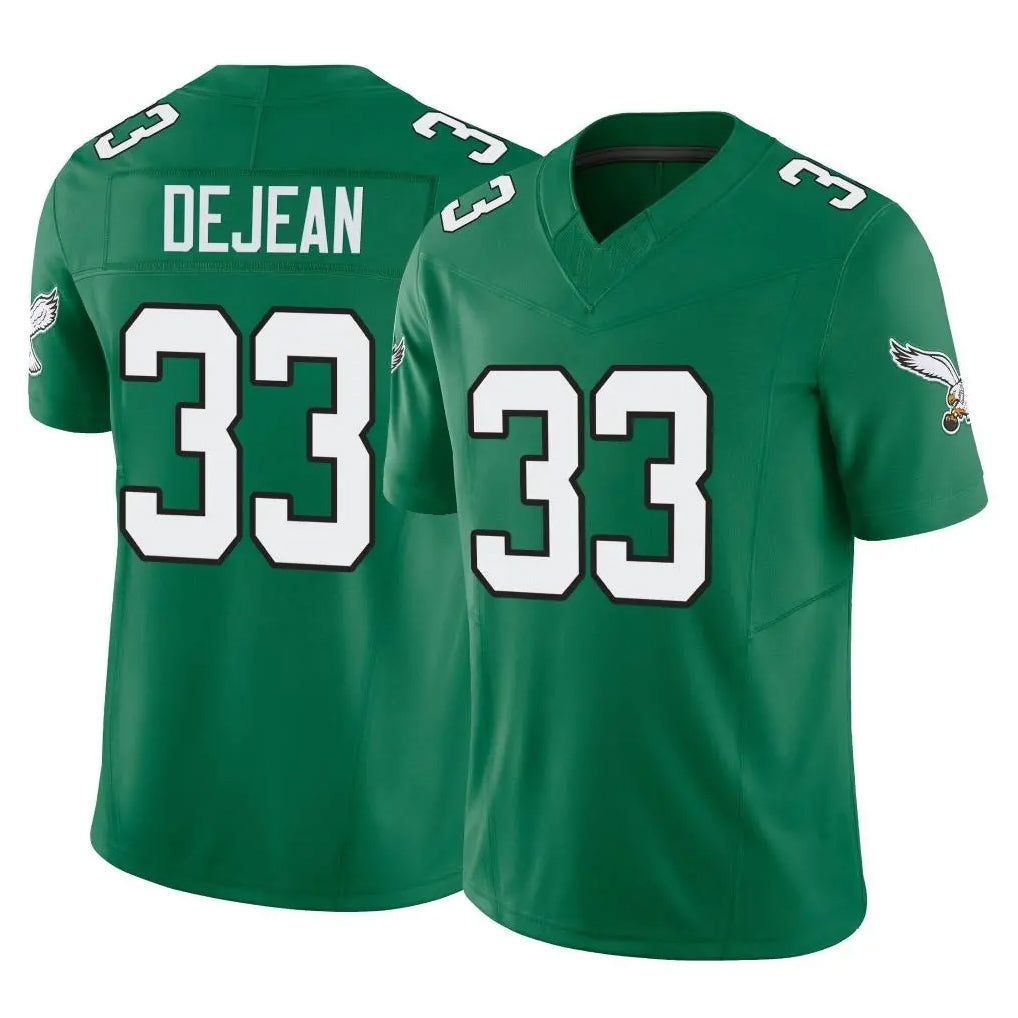 P.Eagles #33 Cooper DeJean Player Green Kelly Alternate Vapor F.U.S.E. Home Game BALCE Stitched Jerseys