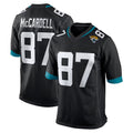 J.Jaguars #87 Keenan McCardell Player Black Home Game BALCE Stitched Jerseys