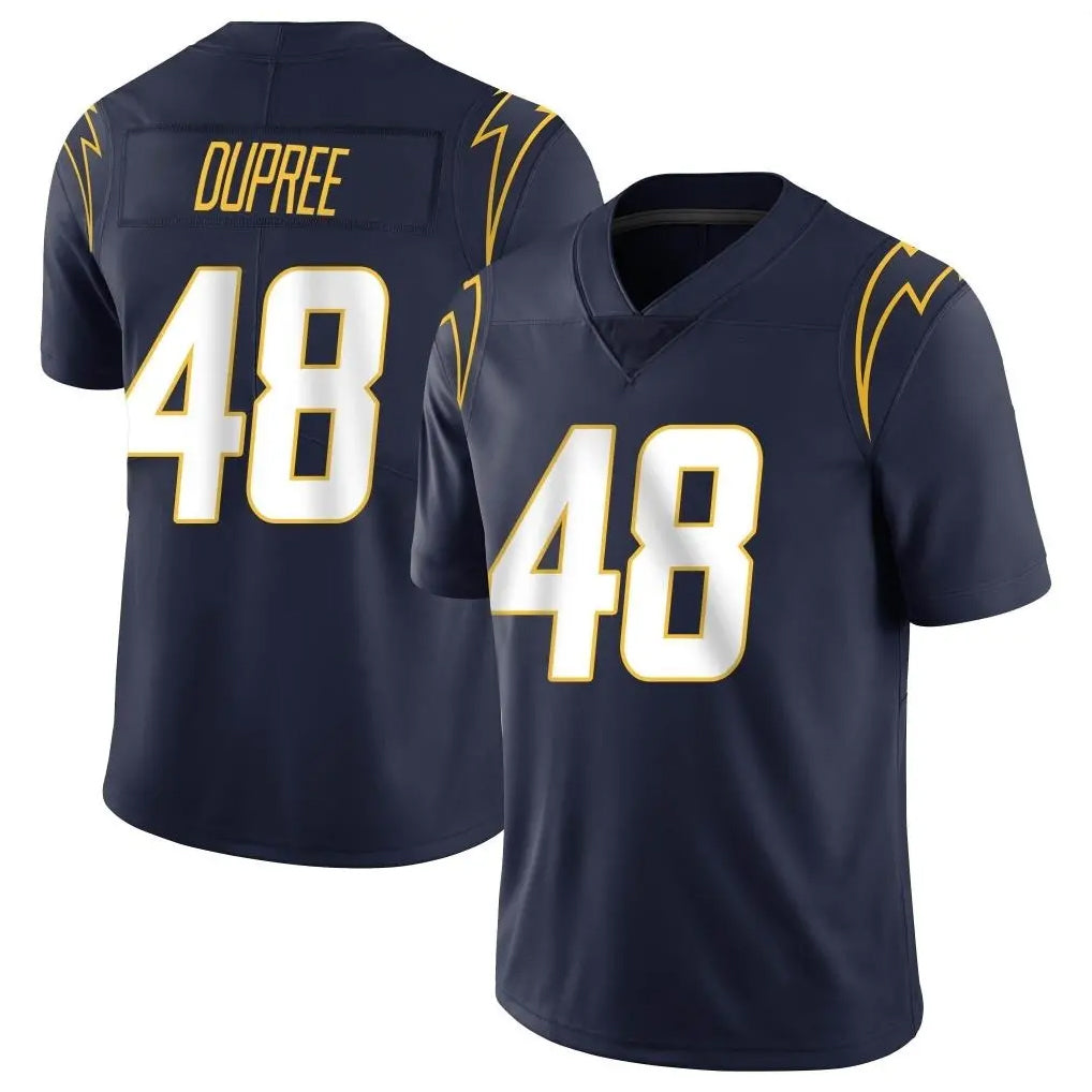 LA.Chargers #48 Bud Dupree Player Navy Limited Vapor Untouchable Home Game BALCE Stitched Jerseys