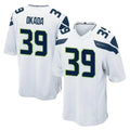 S.Seahawks #39 Ty Okada Player White Home Game BALCE Stitched Jerseys