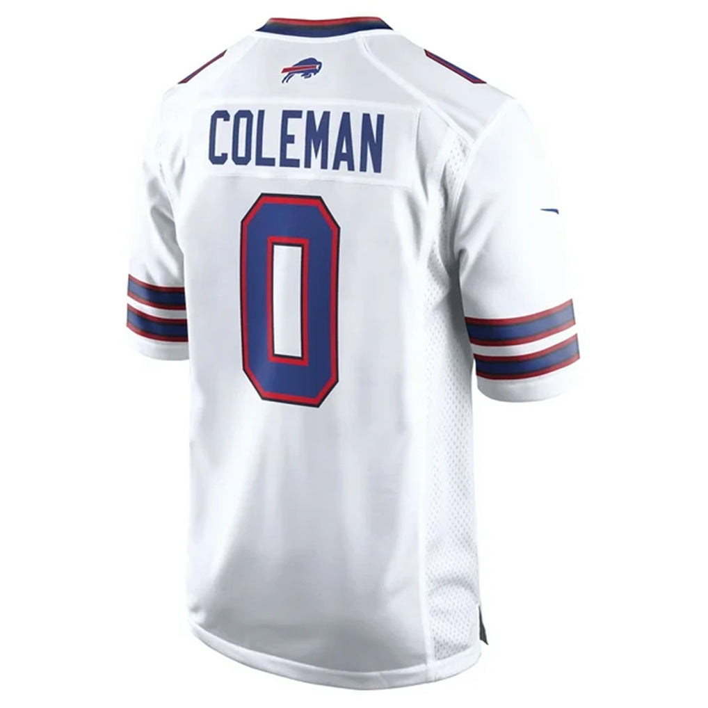 B.Bills #0 Keon Coleman Player White Home Game BALCE Stitched Jerseys