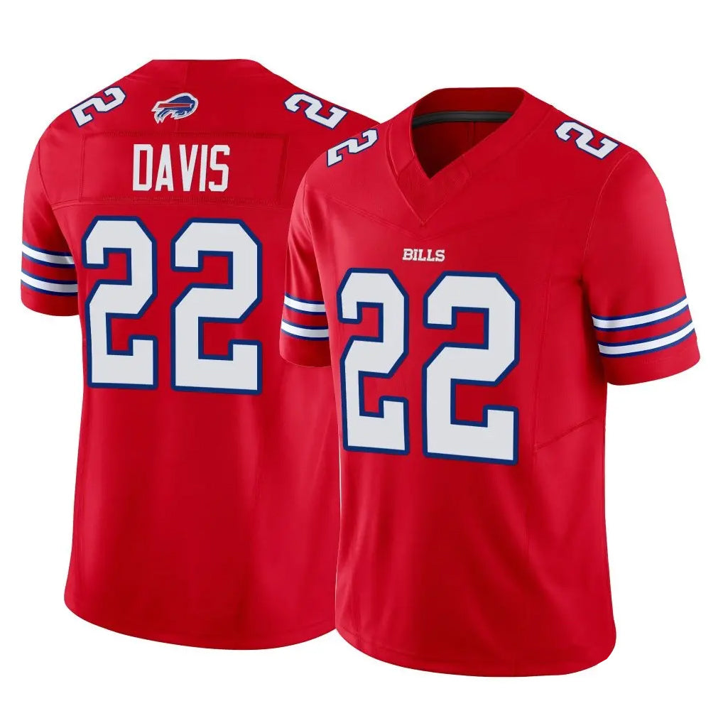 B.Bills #22 Ray Davis Player Red Vapor F.U.S.E. Limited BALCE Stitched Jerseys