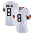 C.Browns #8 Dillon Gabriel Player White Vapor Untouchable Limited Home Game BALCE Stitched Jerseys