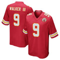 KC.Chiefs #9 Kenneth Walker III Player Red Home Game BALCE Stitched Jerseys
