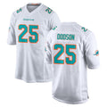 M.Dolphins #25 Tyrel Dodson Player White Limited Home Game BALCE Stitched Jerseys
