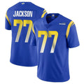 LA.Rams #77 Alaric Jackson Player Royal Limited Vapor Untouchable Home Game BALCE Stitched Jerseys