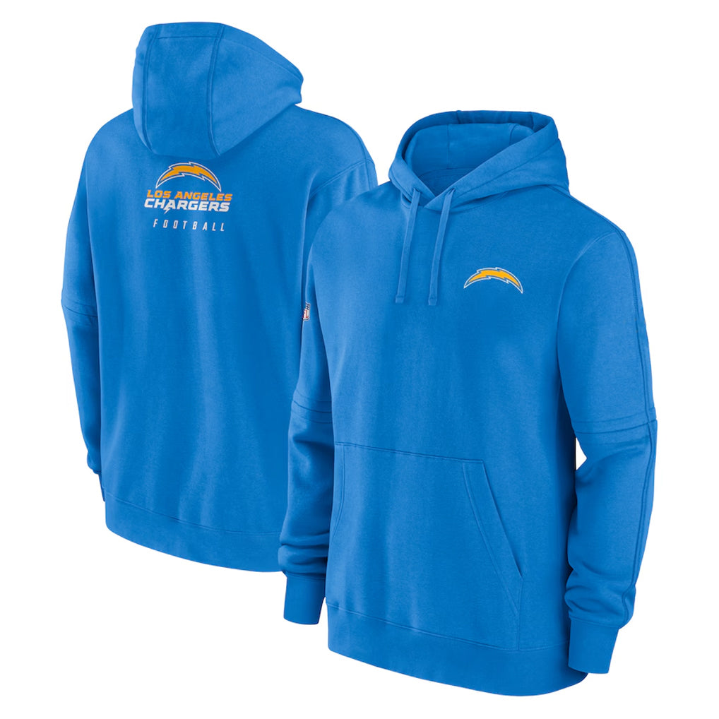 LA.Chargers ## Chargers Blank Player Blue LOGO Pullover Hoodies Home Game BALCE Stitched Jerseys