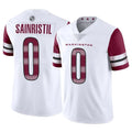 W.Commanders #0 Mike Sainristil Player White Limited Vapor Home Game BALCE Stitched Jerseys